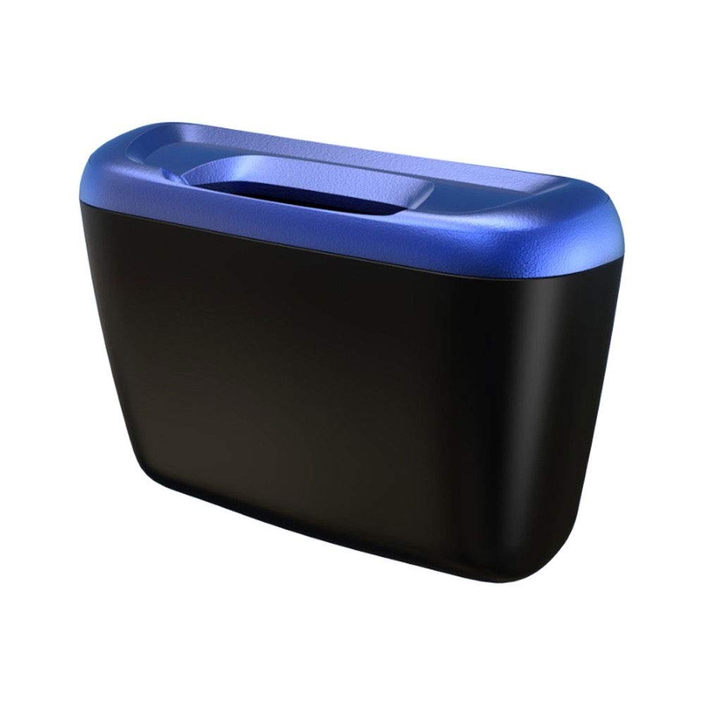 WSSBK Car Trash Can with Lid - Leakproof Vehicle Garbage Bin, Auto Trash Holder for Sedan SUV Truck - Perfect for Road Trips, Commuting & Car Cleaning