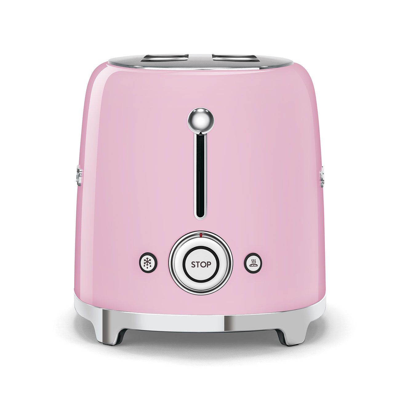 2 Slice Toaster TSF01 in Pink - Compact Countertop Toaster for Breakfast, Dorm Room & Small Kitchen - Quick & Even Toasting with Defrost Function