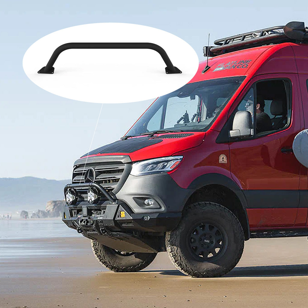 Flatline Van Co Heavy Duty Front Bumper Bull Bar for 2019-2023 Mercedes Sprinter Van - Off-Road Protection & Styling Upgrade for Adventure Vans