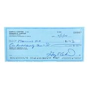 Gary Carter Montreal Expos Autographed Signed Bank Check #9987 - Rare Collectible Memorabilia for Baseball Fans & Sports Collectors - Perfect for Framing, Display, and Investment