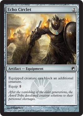 Magic: The Gathering Echo Circlet Foil Card - Scars of Mirrodin Expansion - Collectible Trading Card Game Accessory for Deck Building & Strategy Games