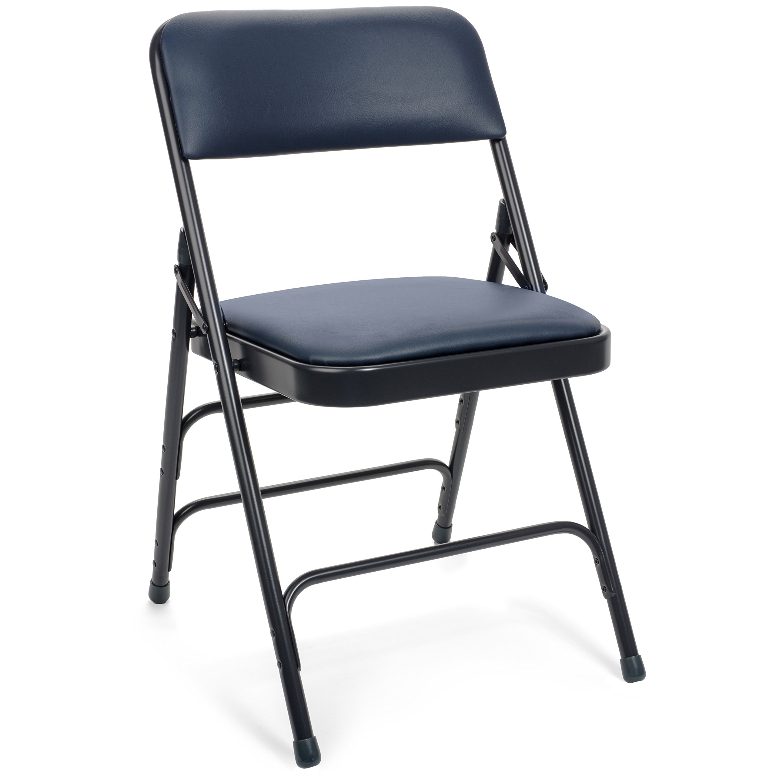 Heavy Duty Vinyl Upholstered Folding Chairs (4 Pack) - 1.25