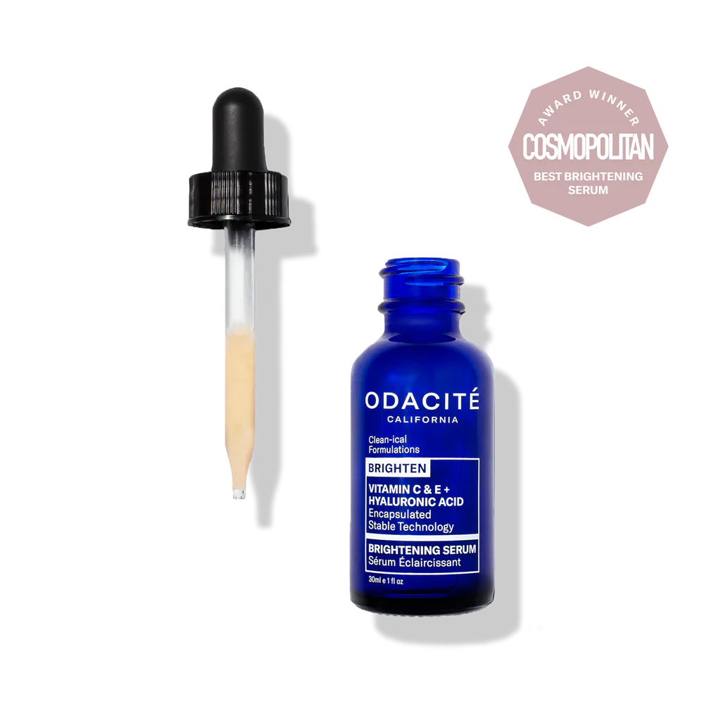 Best Vitamin C Brightening Serum with Hyaluronic Acid & Vitamin E - Anti-Aging Face Serum for Glowing Skin - Perfect for Daily Skincare Routine & Nighttime Use