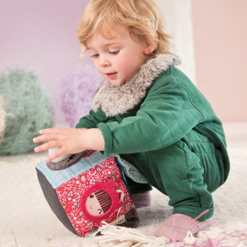 Louis The Wolf Dexterity Cube - Fidget Toy for Stress Relief & Focus - Perfect for Kids, Adults, ADHD, Anxiety - Office, School, Travel & Home Use