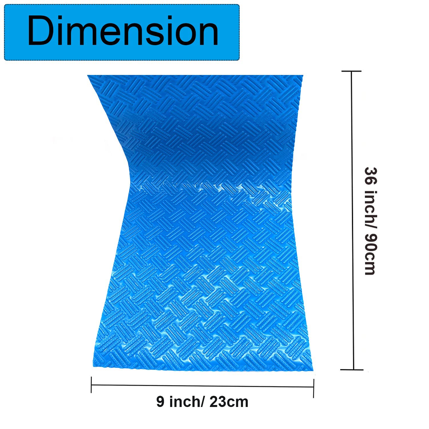 Blue Wave Non-Slip Swimming Pool Ladder Pad - 36x9 Inch Step Mat for Above Ground Pools - Protects Pool Liner - Perfect for Inground/Above Ground Pool Safety & Deck Protection