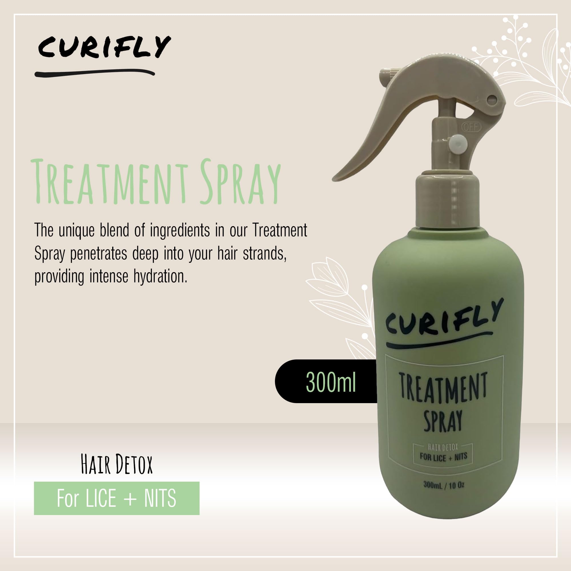 Natural Lice Treatment Spray for Kids & Adults - Fast & Effective Head Lice & Egg Removal | Safe, Chemical-Free Solution for Home & School Use