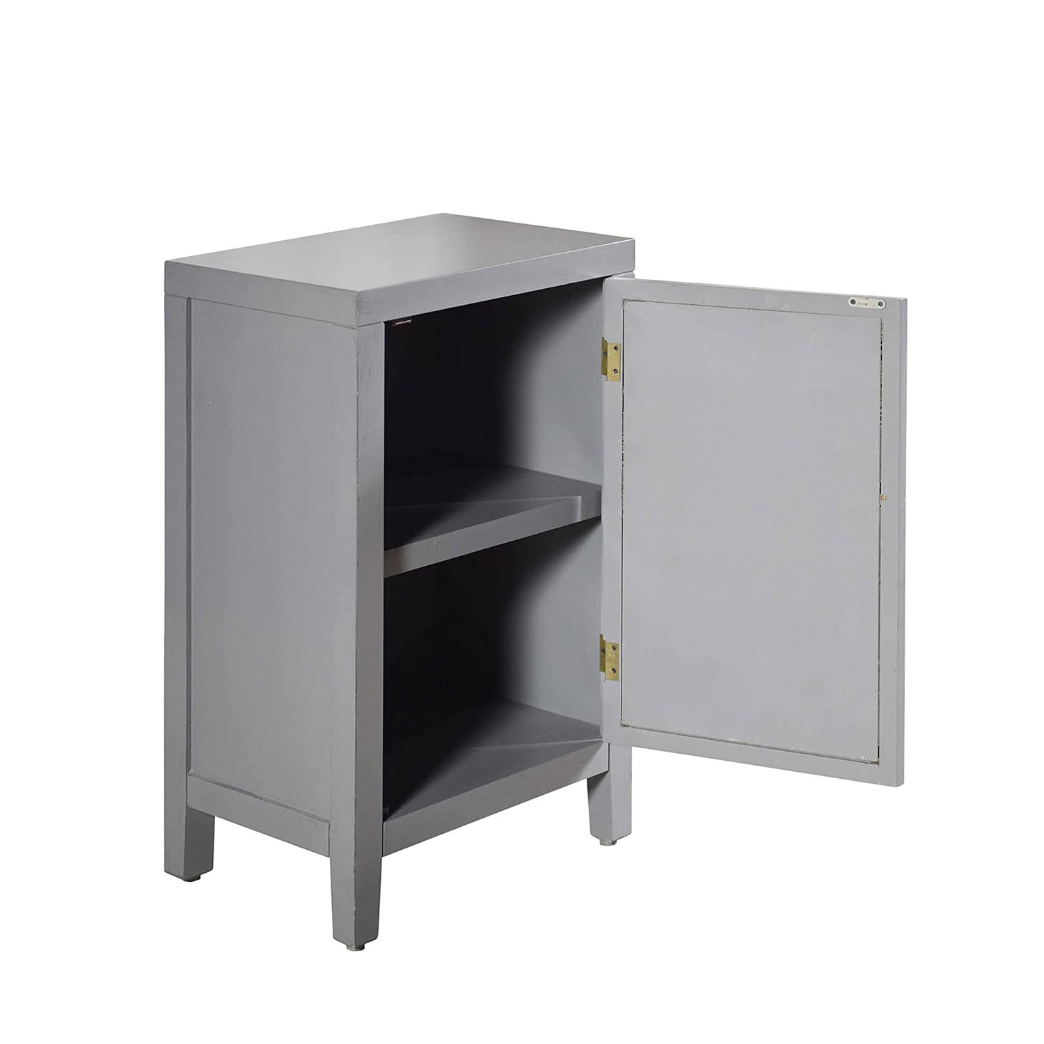 Roxie Rose 30.5 Inch Grey Nightstand with Drawer - Modern Bedside Table for Bedroom, Living Room, or Guest Room