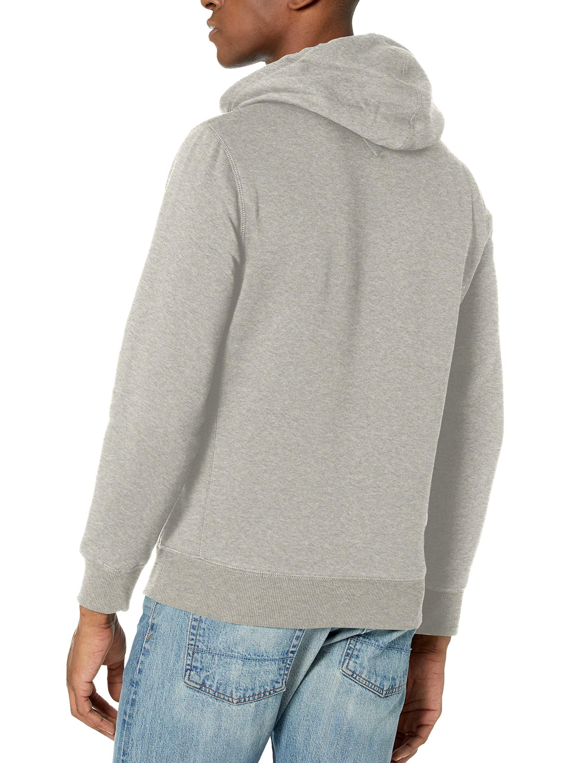 Tommy Hilfiger Men's Denim Brooks Pullover Hoodie Sweatshirt - Casual Cotton Blend Pullover for Everyday Wear | Perfect for Streetwear, Gym & Weekend Outfits