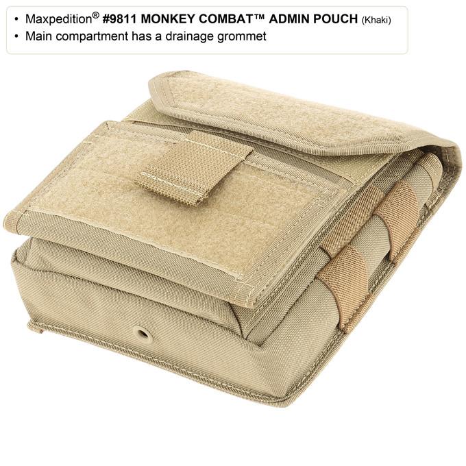 Tactical Monkey Combat Admin Pouch - Durable Military Utility Bag for Gear & Essentials (Buy 1 Get 1 Free) - Perfect for Outdoor Adventures, Airsoft, Hiking & Survival Kits