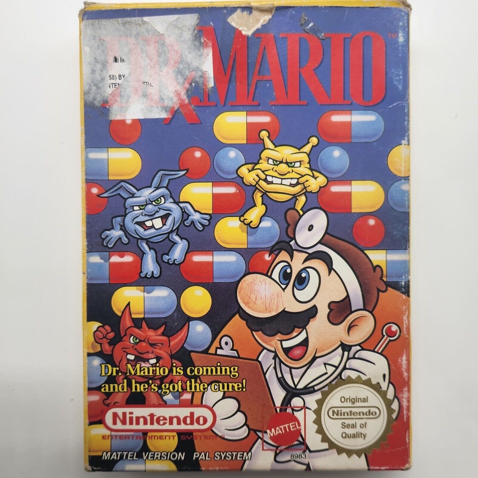 Dr. Mario Nintendo Entertainment System (NES) Game - PAL Version - Complete in Box | Classic Puzzle Game for Retro Gaming Enthusiasts | Perfect for Parties & Nostalgic Fun
