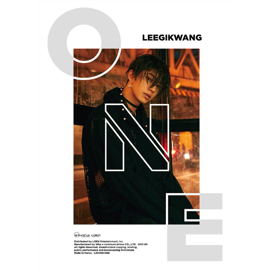 LEE GIKWANG 1ST MINI ALBUM 'ONE' K-POP CD + POSTER - Perfect for K-POP Fans, Music Collectors & Gift Giving
