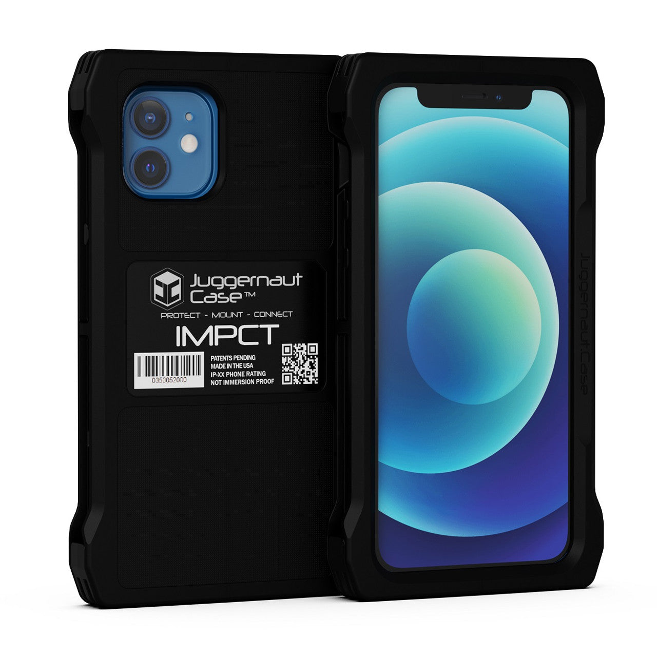 Premium IMPCT Shockproof iPhone 12 & 12 Pro Case - Durable Protection Made in USA | Perfect for Outdoor Activities, Travel & Daily Use