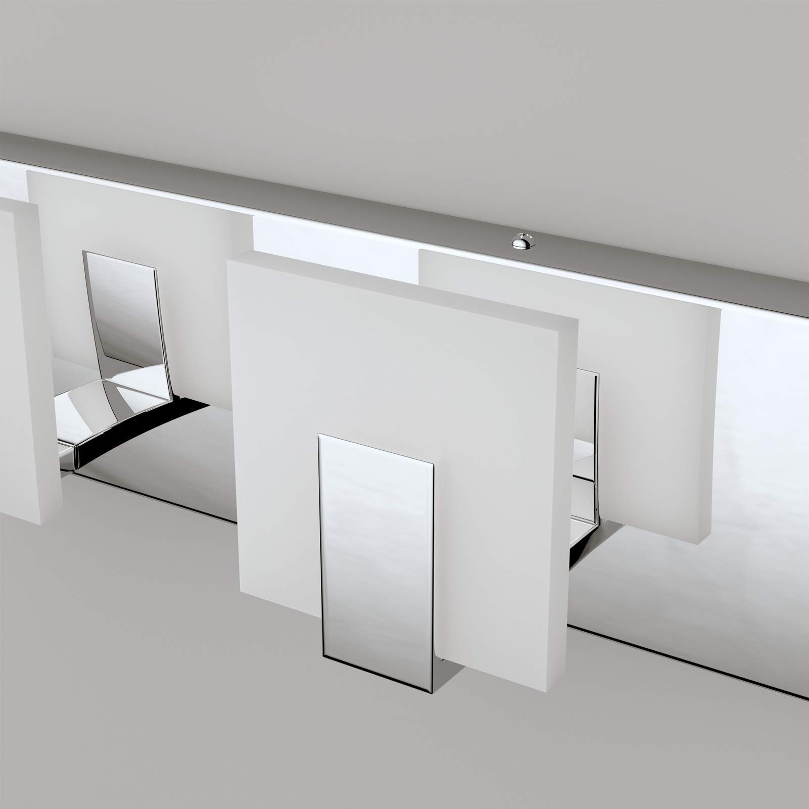 Aipsun Modern LED Vanity Light - Frosted White Acrylic Bathroom Wall Light Fixture with Up & Down Lighting - Perfect for Mirror Illumination in Bathrooms & Dressing Rooms