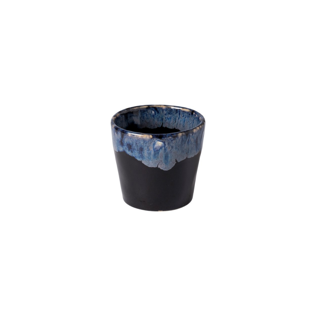 Premium Costa Nova Grespresso Espresso Cup - Black Ceramic Coffee Mug for Home, Office & Cafe Use | Perfect for Espresso, Cappuccino & Latte | Dishwasher Safe & Durable