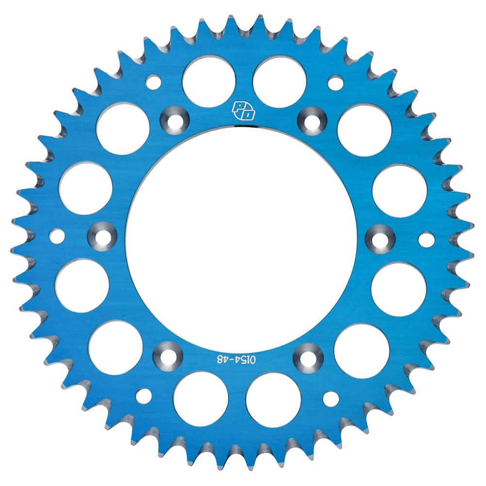Yamaha YZ125 1999-2022 Rear Aluminum Sprocket 49 Tooth Blue - Durable Replacement for Off-Road & Motocross Racing