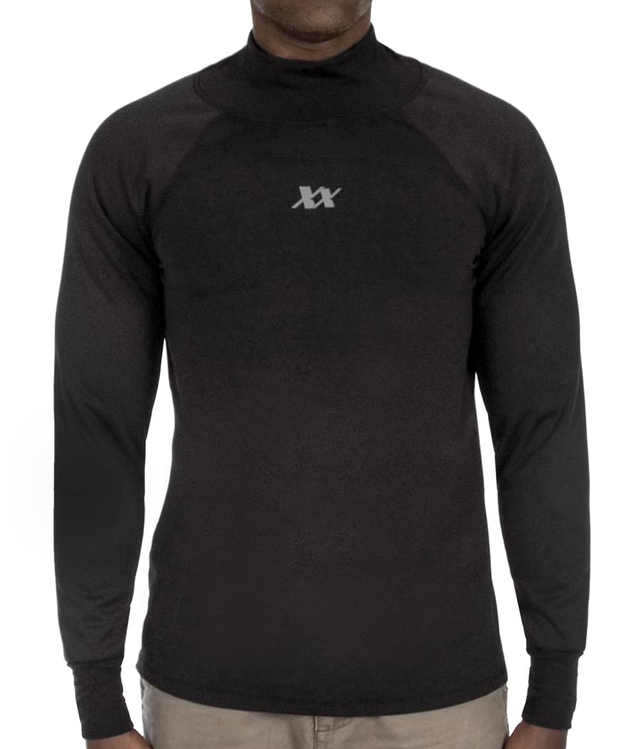 Equinoxx Stage 3 Men's Thermal Shirts - Triple Layer Athletic Compression Base Layer Long Sleeve Shirt for Cold Weather - Perfect for Hiking, Running & Outdoor Activities