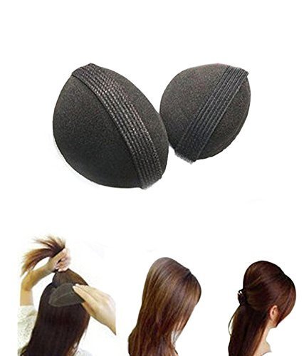 Magic Donut Bun Maker with 2-Piece Princess Puff Bumpit Hair Volumizer - Easy DIY Hair Styling Tool for Updos, Ponytails & Special Occasions