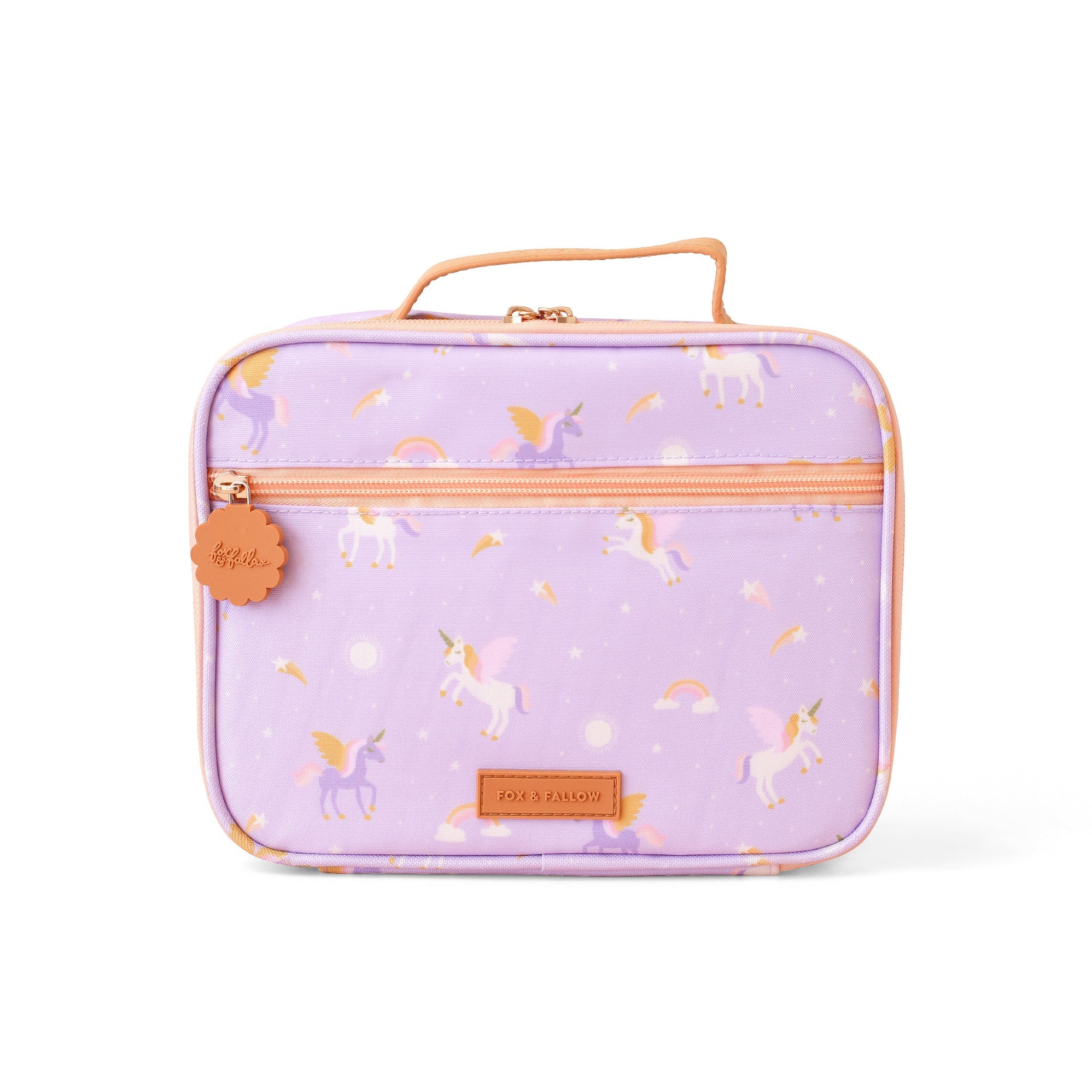 Unicorns Mini Insulated Lunch Bag for Kids - Cute Thermal Food Container for School, Work & Picnics | Leakproof & Lightweight Lunchbox for Girls & Boys