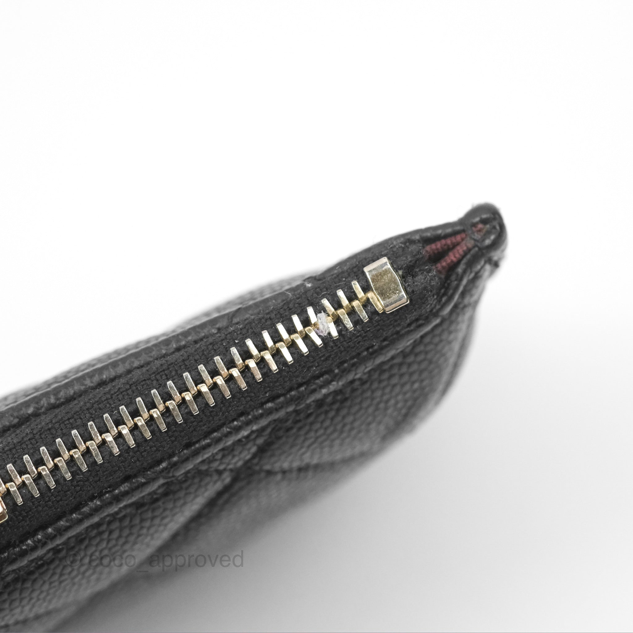 Chanel Classic Long Wallet Pouch Black Caviar Leather - Luxury Designer Wristlet Clutch for Women | Perfect for Evening Events, Parties & Daily Use