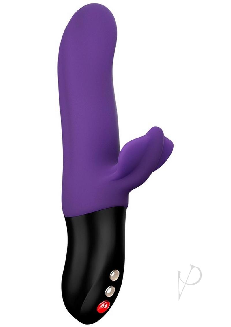 Bi Stronic Fusion Silicone Dual Action Pulsator with Clipper Stimulator - Violet | Powerful Clitoral & G-Spot Vibrator for Women | Perfect for Couples Play & Solo Pleasure