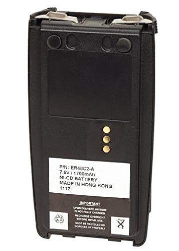 Rechargeable 7.5V 1700mAh Ni-CD Battery for Harris P5300 Two-Way Radio - Perfect for Emergency Communication, Security, and Outdoor Adventures