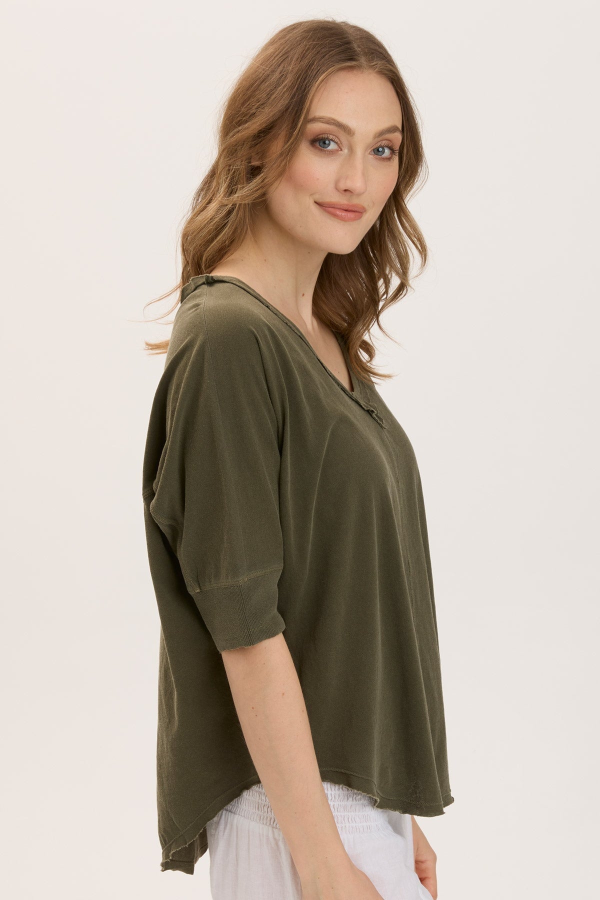 Gardiner Banded Sleeve Top 2.0 - Women's Fashion Workout Shirt for Yoga, Running & Gym - Breathable Athletic Tee with Comfort Fit