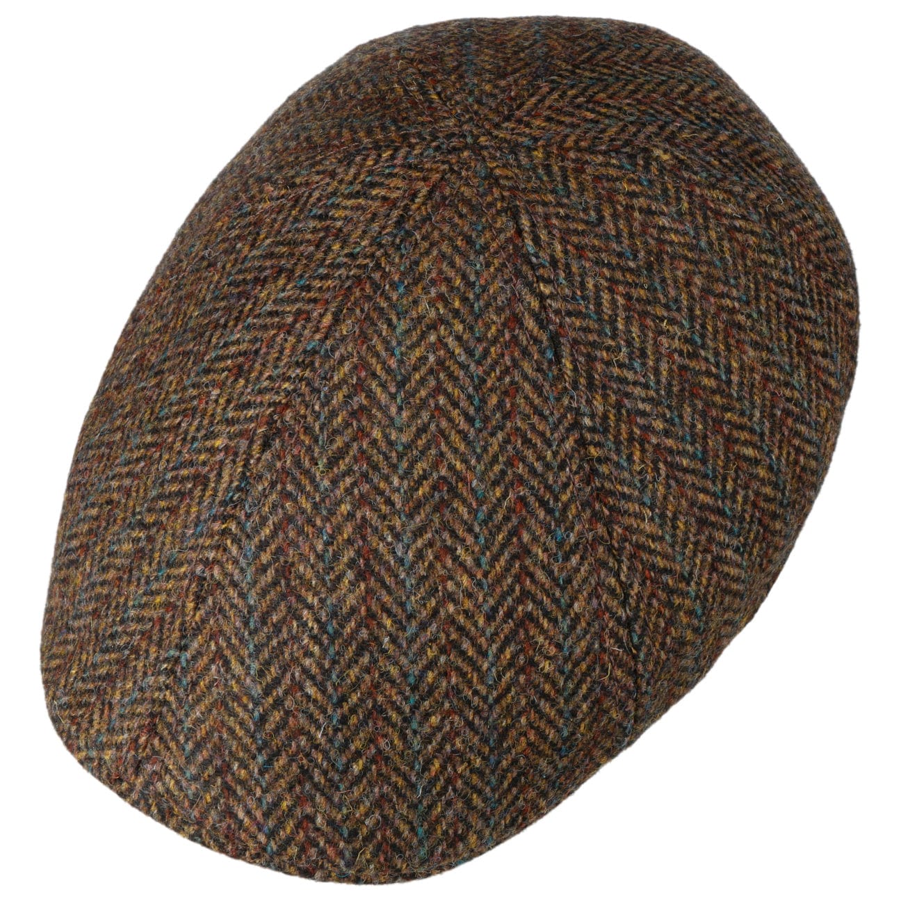 Stetson Texas Harris Tweed Cap for Men - Classic Wool Hat for Outdoor, Casual & Winter Wear