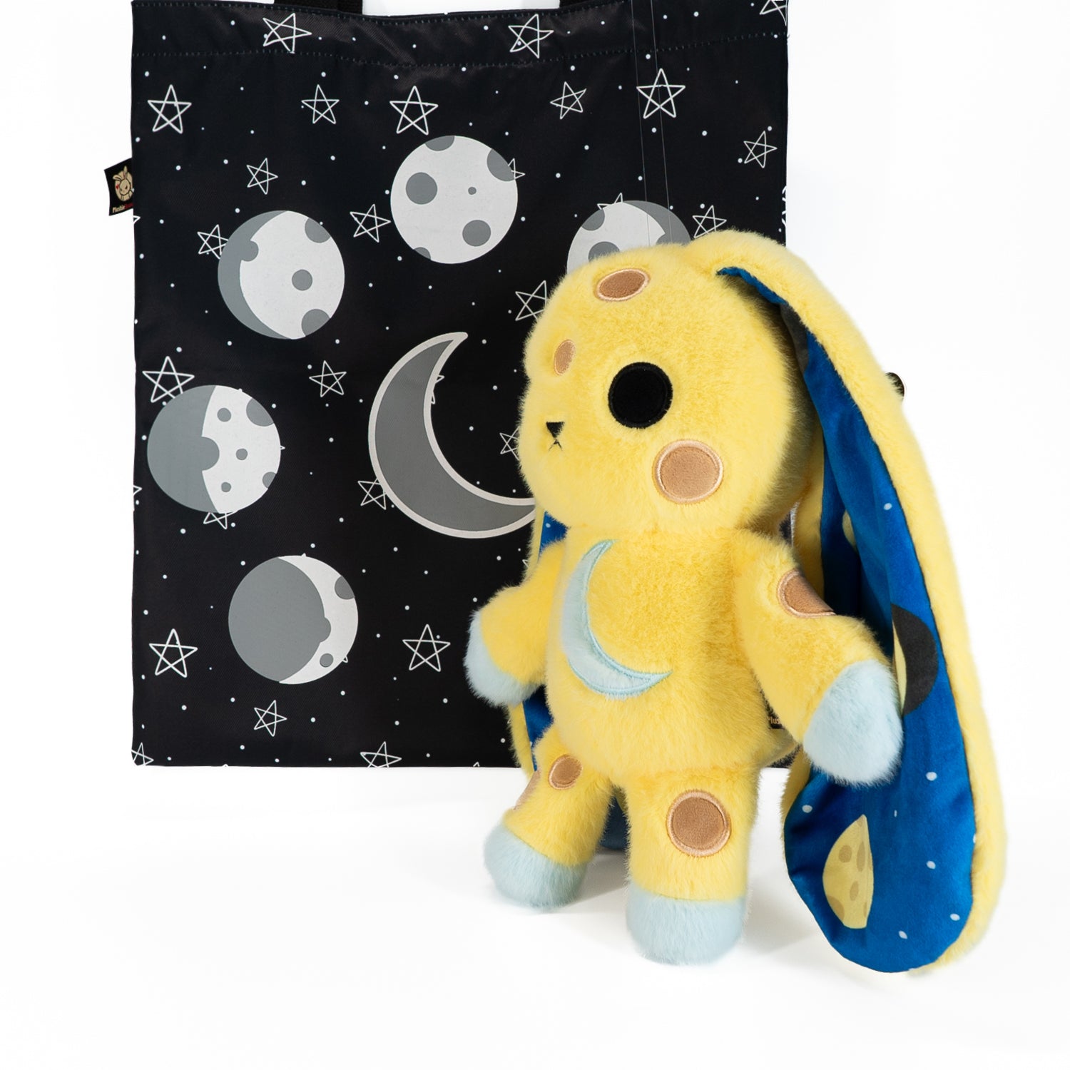 Plushie Dreadfuls Full Moon Bunny Stuffed Animal - Soft Cuddly Plush Toy for Kids, Gifts & Halloween Decor