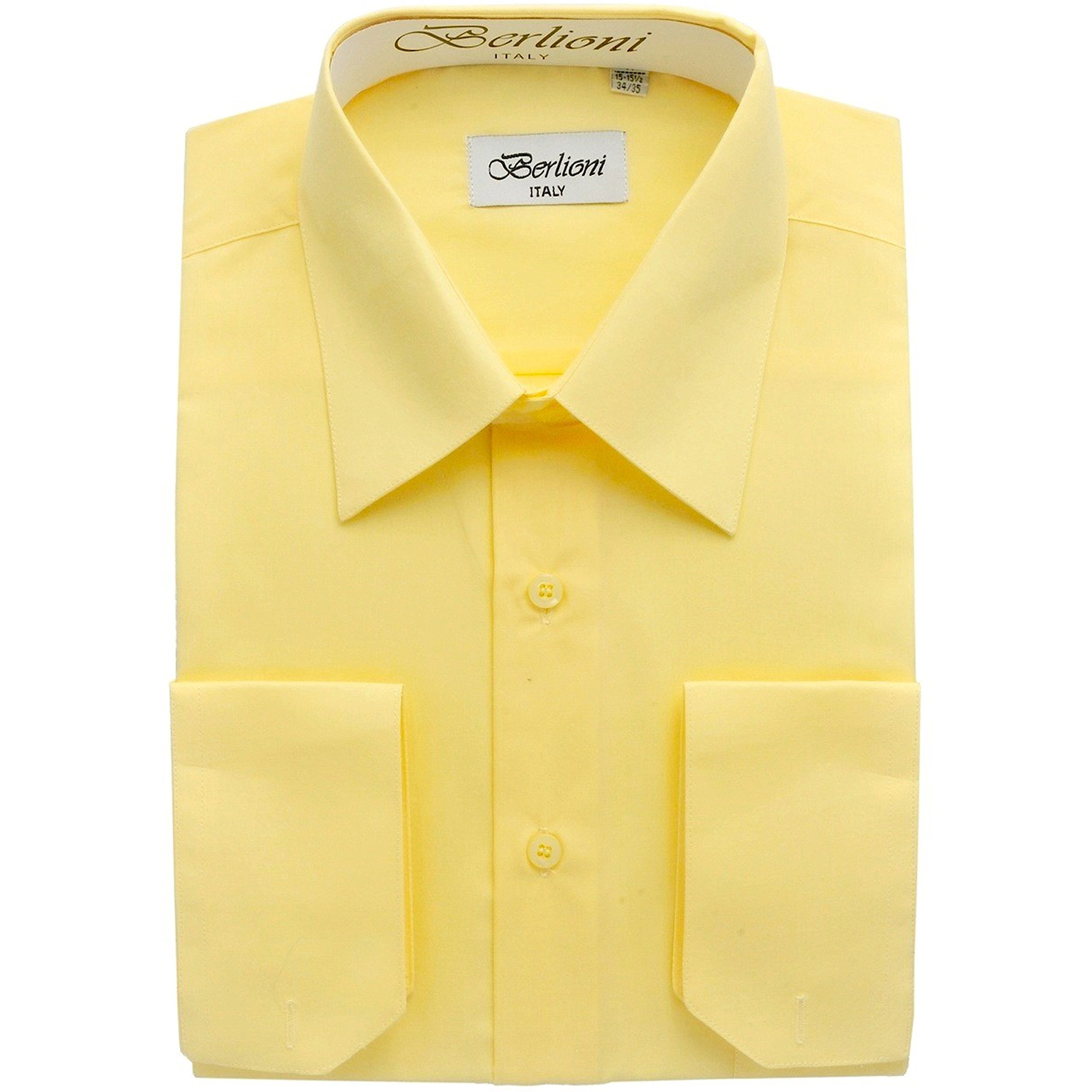 Premium Men's Dress Shirt with Convertible French Cuffs | Formal Business Attire for Office, Wedding & Special Occasions