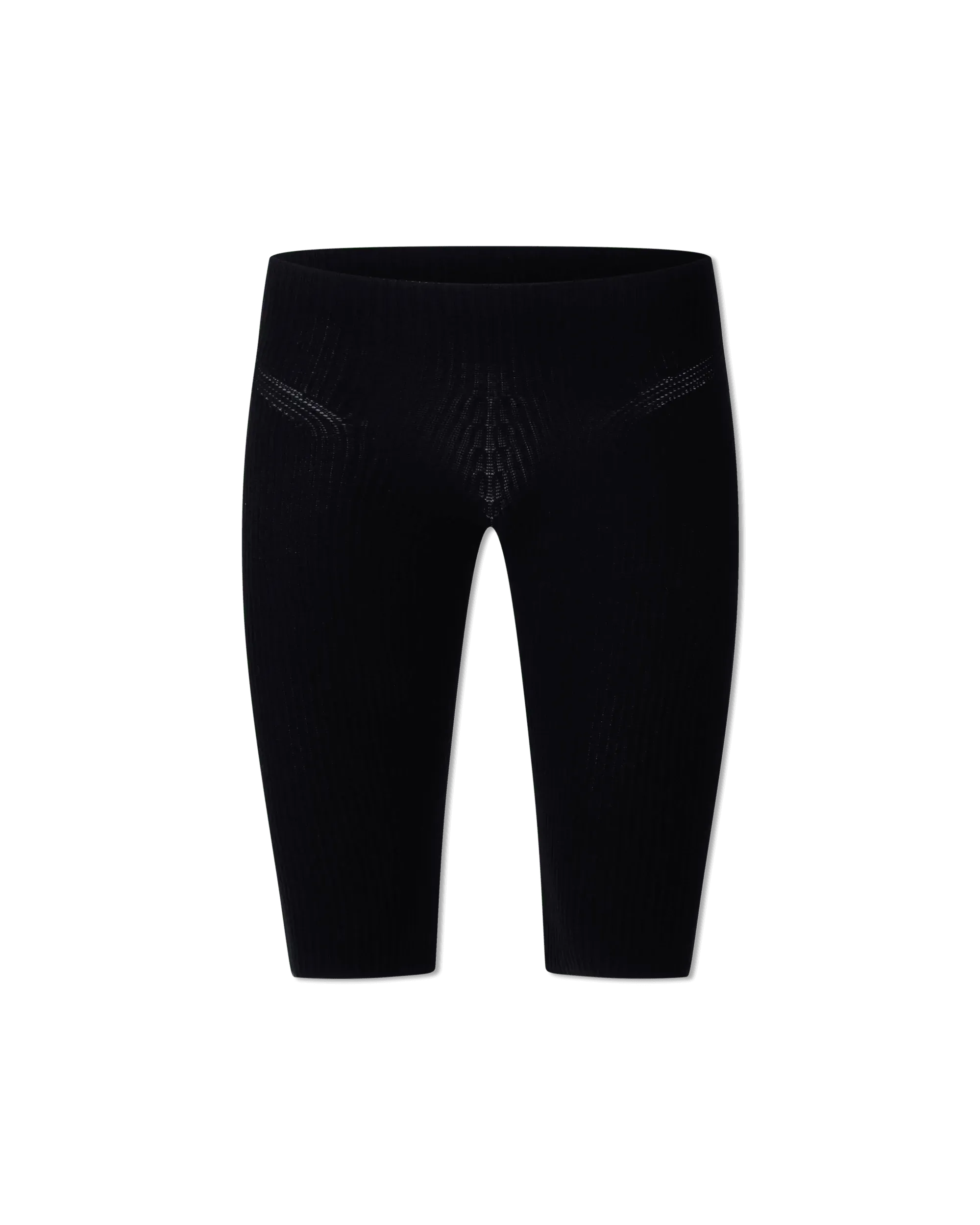 Stylish Arancia Rib Knit Biker Shorts for Women - High Waist Yoga Workout Shorts - Perfect for Gym, Running, Cycling & Lounge Wear