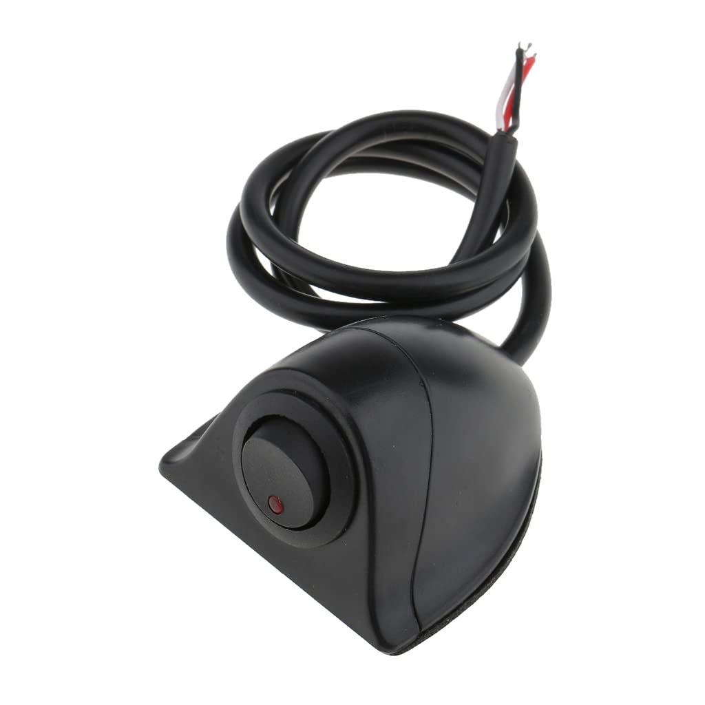 12V 5A ON/OFF Switch with LED Indicator for Car, Motorcycle, RV & Boat - Waterproof Power Switch for Automotive, Marine and Off-Road Vehicles - Perfect for Dashboards, Control Panels and Electrical Systems