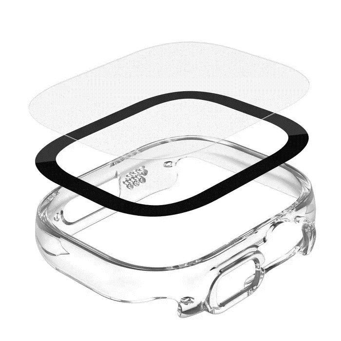 Belkin Screen Protector for Apple Watch Ultra - Tempered Glass, Anti-Scratch, HD Clear - Perfect for Workouts, Swimming & Outdoor Activities