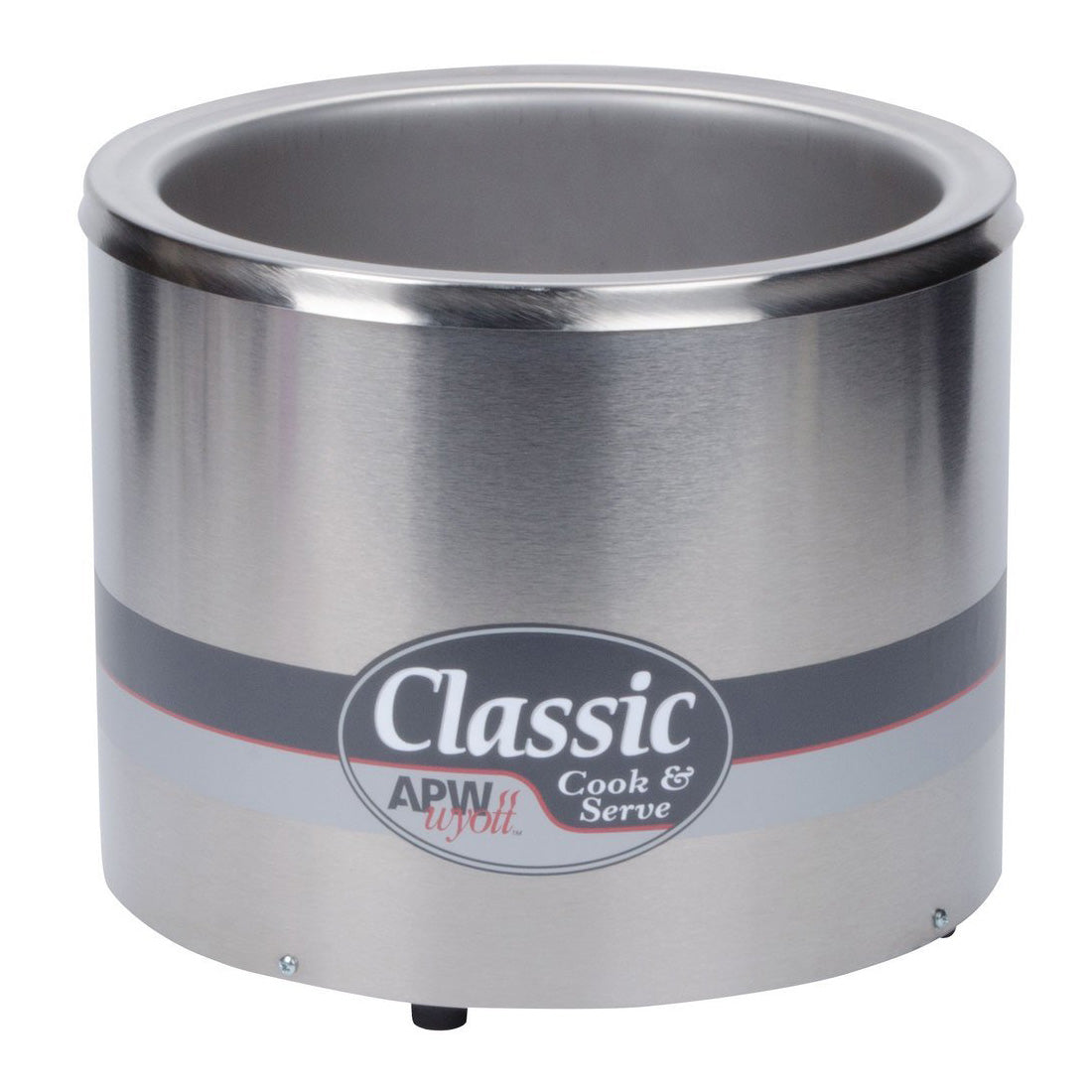 APW RCW11 11 Quart Round Countertop Food Warmer & Buffet Server - Perfect for Restaurants, Catering, and Home Entertaining