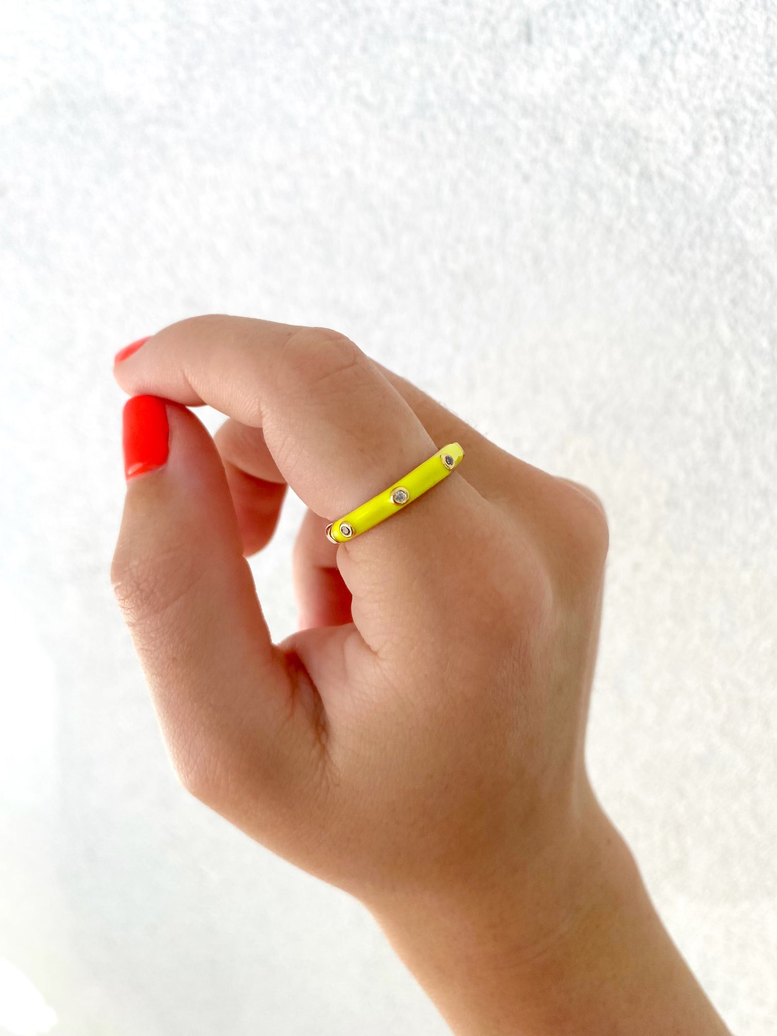 Carly Colorful Rings for Women - Trendy Stackable Fashion Rings Set - Perfect for Daily Wear, Parties & Gifts