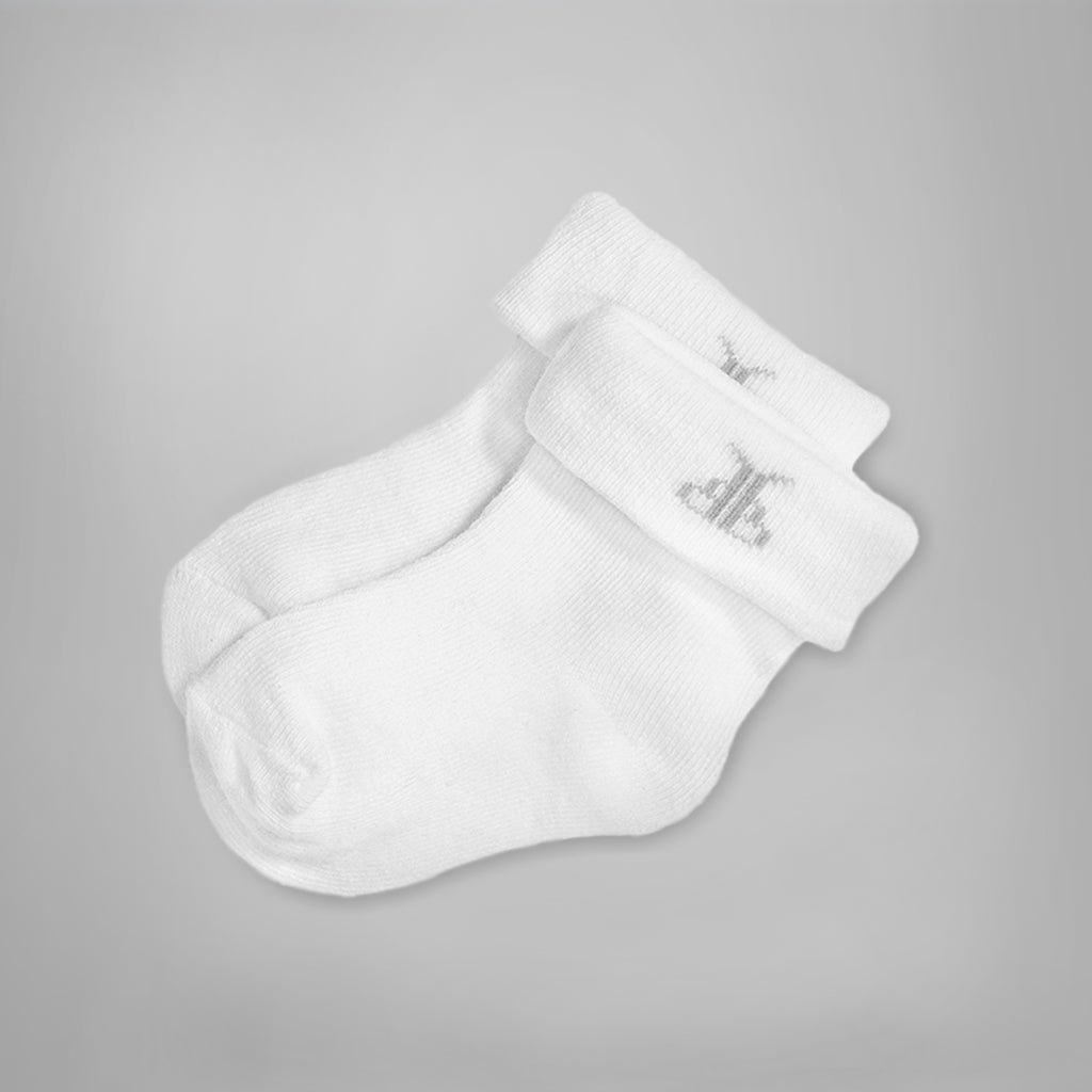 Adorable Baby Rosebud Socks - Soft Cotton Newborn Socks for Baby Shower Favors & Gifts - Perfect for Newborn Photo Shoots, First Outfits, and Special Occasions
