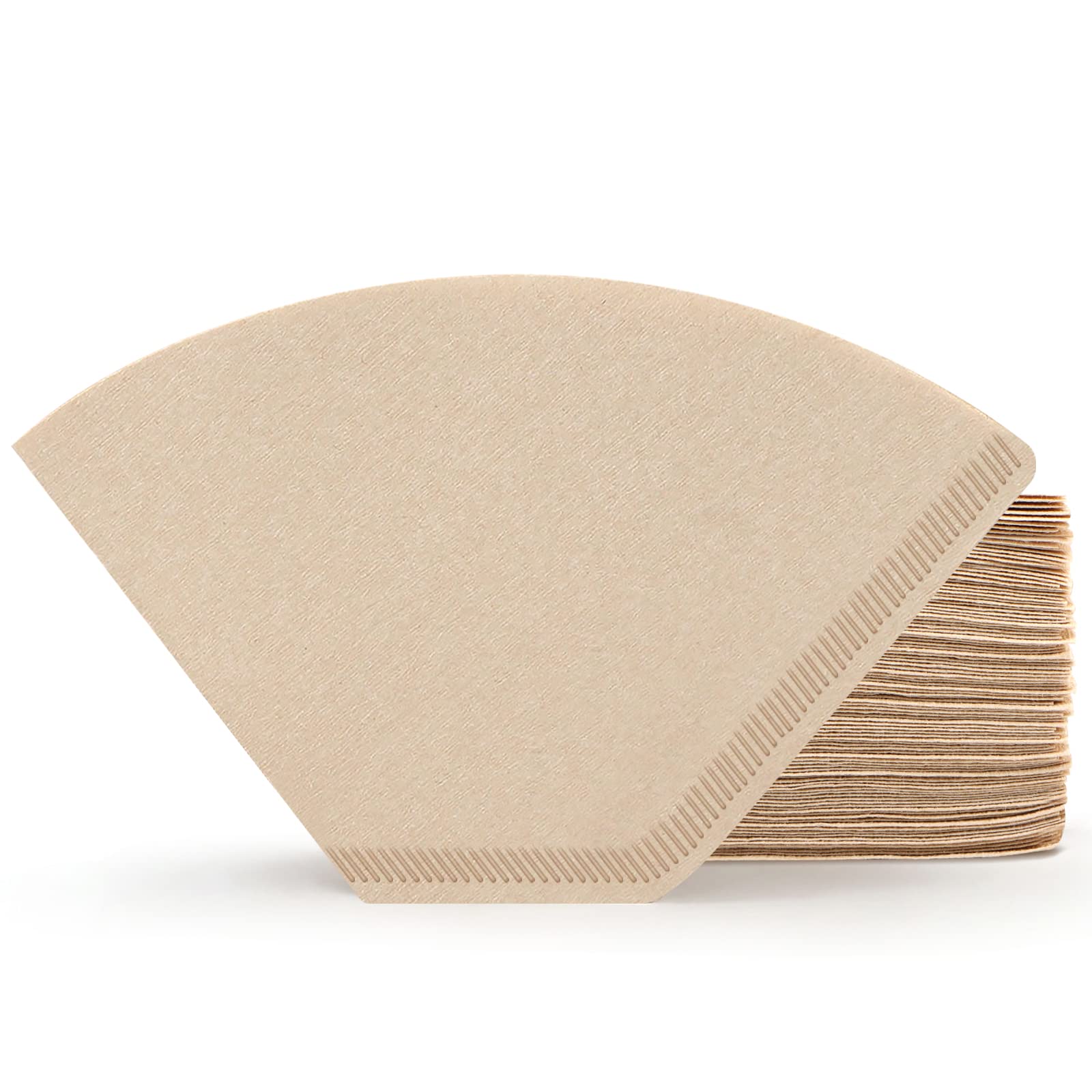Segarty #1 Natural Unbleached Brown Coffee Filters Cone - 200 Count, 1-2 Cup Size, Disposable Paper Filters for Pour Over, Drip Coffee Makers - Compatible with Most Home, Office & Commercial Brewers - Perfect for Morning Brew, Camping & Cafes