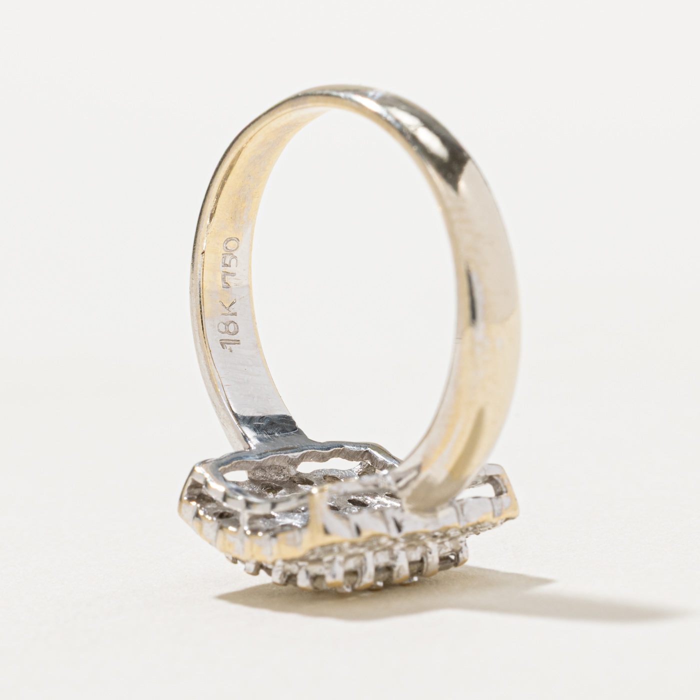 0.73ctw Diamond Square Cluster Ring - Size 6 | Elegant Wedding, Engagement & Anniversary Jewelry Gift for Women