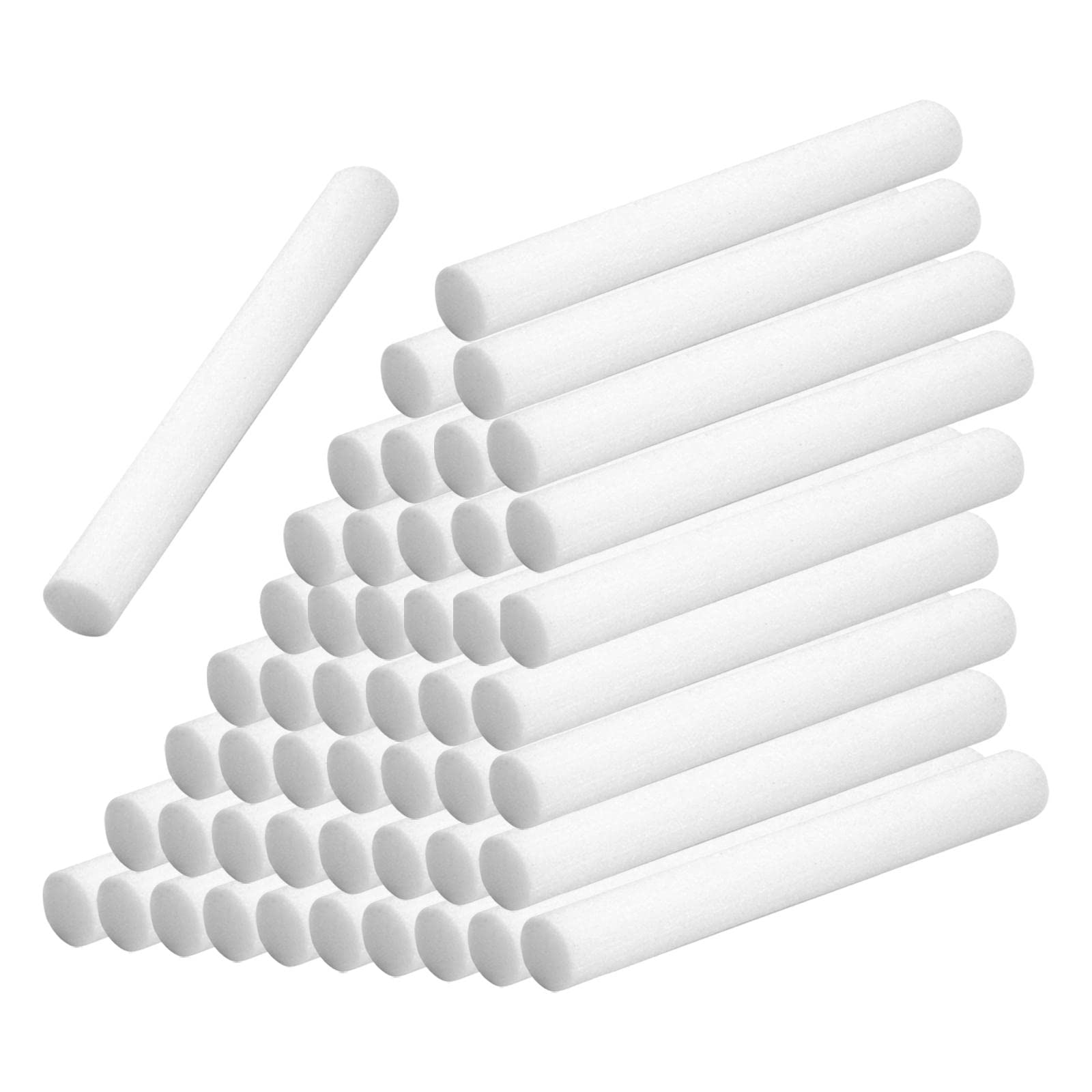 50PCS Aromatherapy Diffuser Reeds - Replacement Filter Pads & Humidifier Wicks (20cm x 8mm) for Essential Oil Diffusers, Humidifiers, Air Fresheners - Perfect for Home, Office, Spa Relaxation
