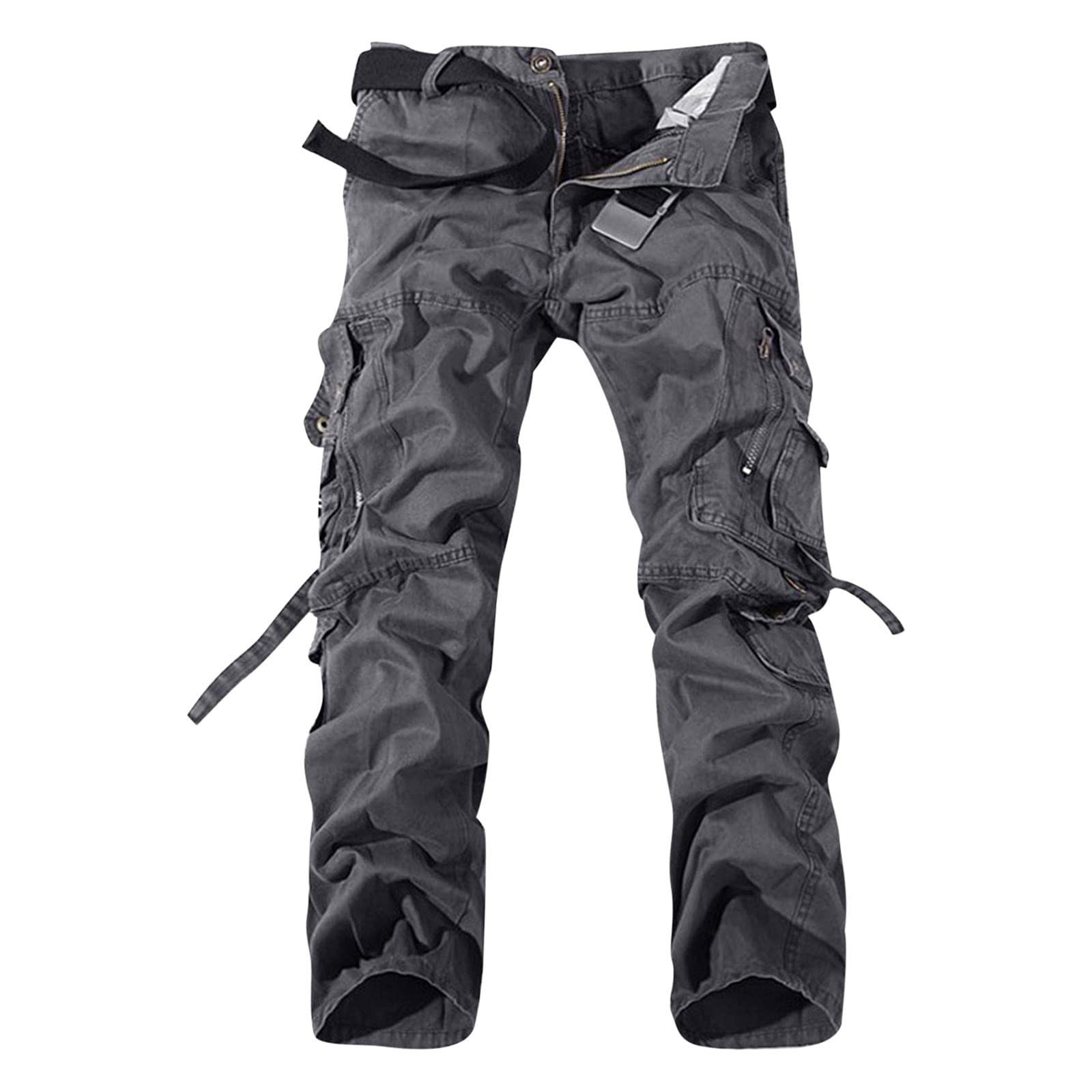 Men's Lightweight Tactical Cargo Pants - Waterproof Military Work Pants with Multiple Pockets for Outdoor Hiking, Camping & Combat - Durable Outdoor Adventure Trousers