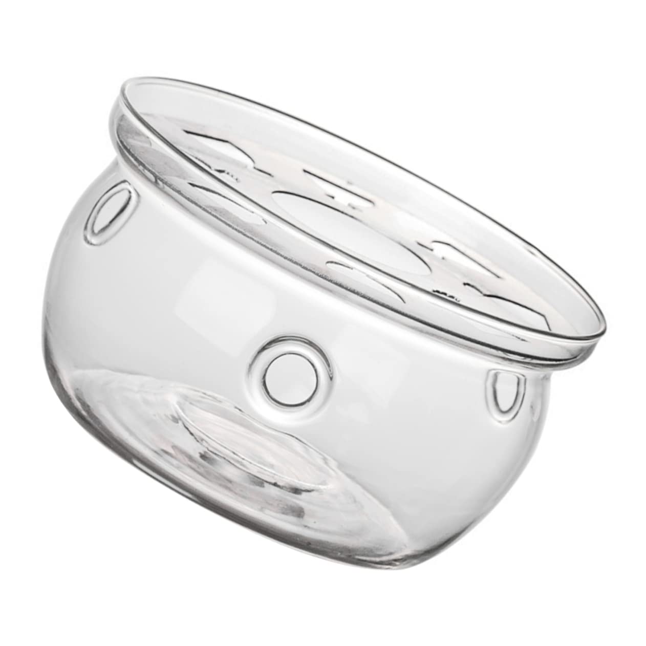 Premium Borosilicate Glass Teapot Warmer - Tea Warmer Accessory with Heating Base for Home & Office - Perfect for Tea Lovers, Gift Giving, and Enhancing Home Decor