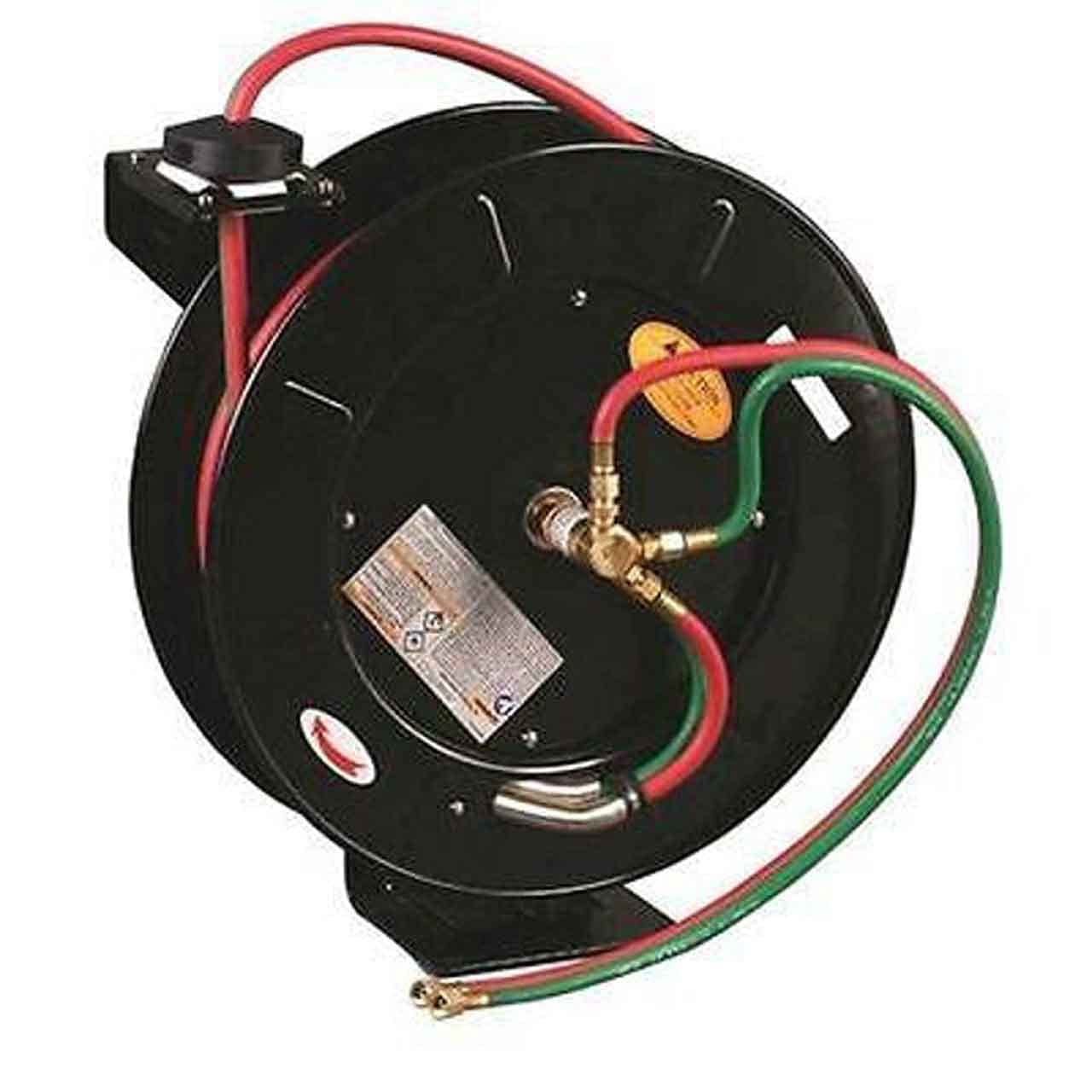 Weldcote HRR14T50 Twin Welding Hose Reel with 50' 1/4