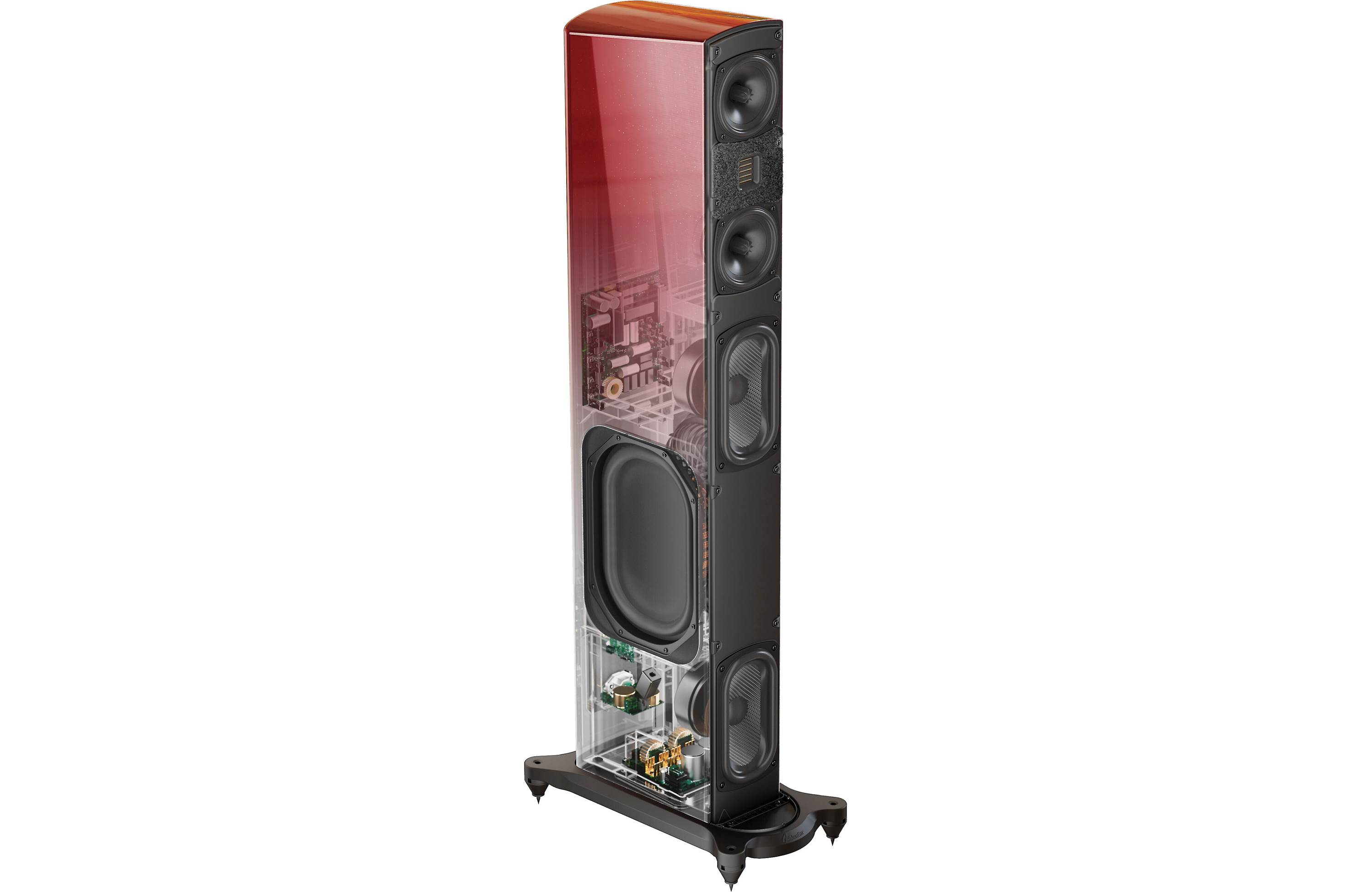 GoldenEar T66 High-Performance Tower Speakers with Powered Bass - Premium Home Audio System for Movies, Music & Gaming (Pair)