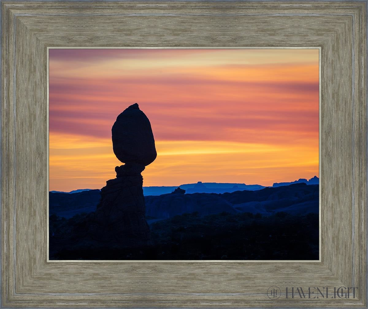 Balancing Rock at Sunset - Stunning Landscape Photo from Arches National Park Utah | Perfect for Wall Art, Home Decor & Travel Inspiration