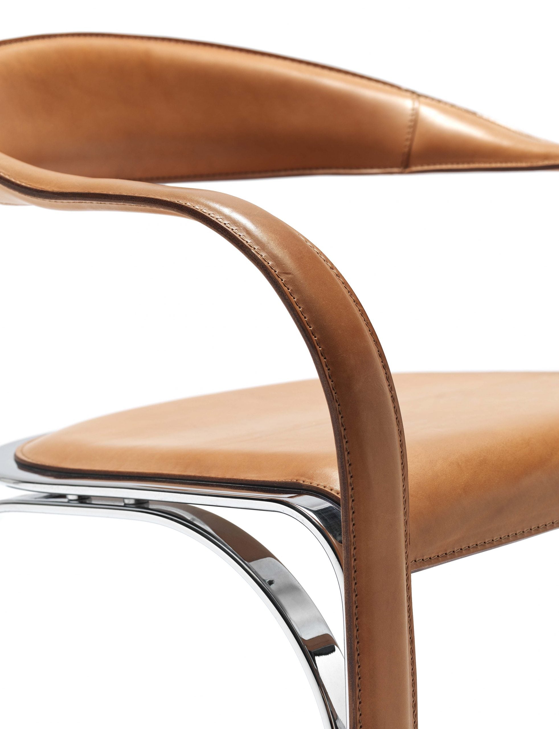 Fettuccini P Dining Armchair by Fasem - Modern Italian Design Wooden Chair for Kitchen, Dining Room & Office - Comfortable Seating Solution for Home & Restaurant