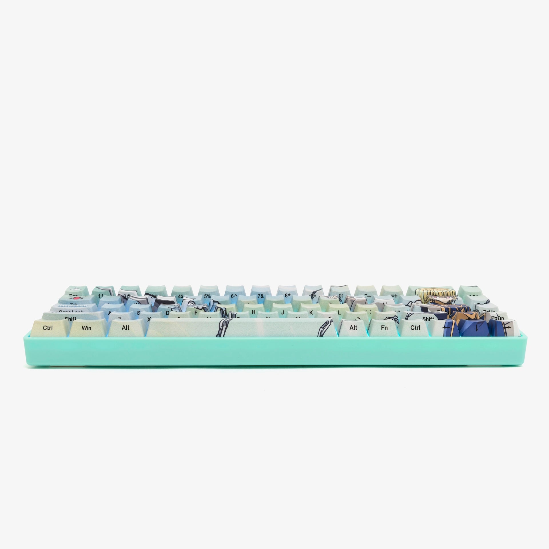 HxH x HG Basecamp 65HE Mechanical Keyboard - Kurapika Limited Edition | Compact 65% Layout for Gaming & Typing | Perfect for Anime Fans, Esports & Office Work