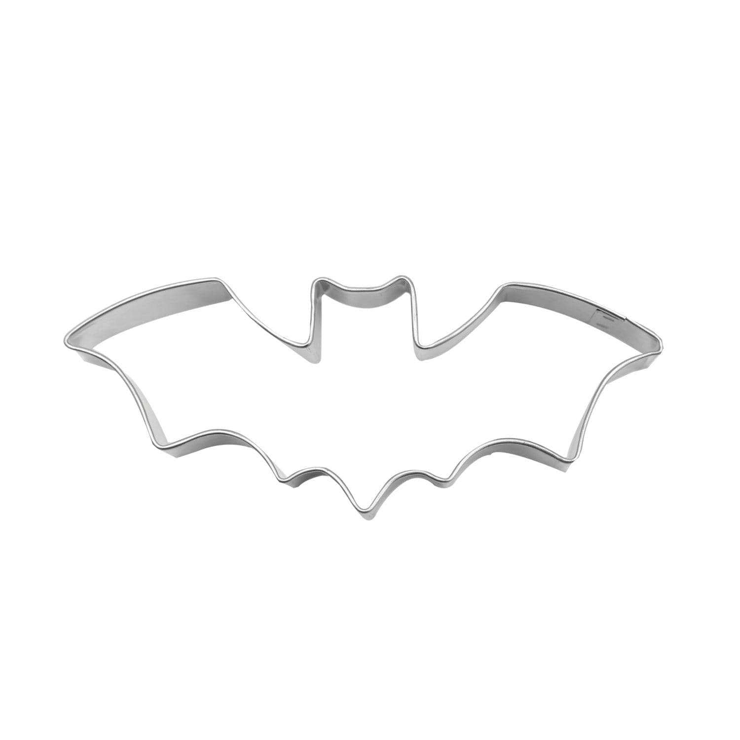 Halloween Bat Metal Cookie Cutter - 5 1/8 Inch Stainless Steel Baking Tool for Spooky Cookies, Cupcakes & Decorations - Perfect for Halloween Parties, DIY Baking & Holiday Treats