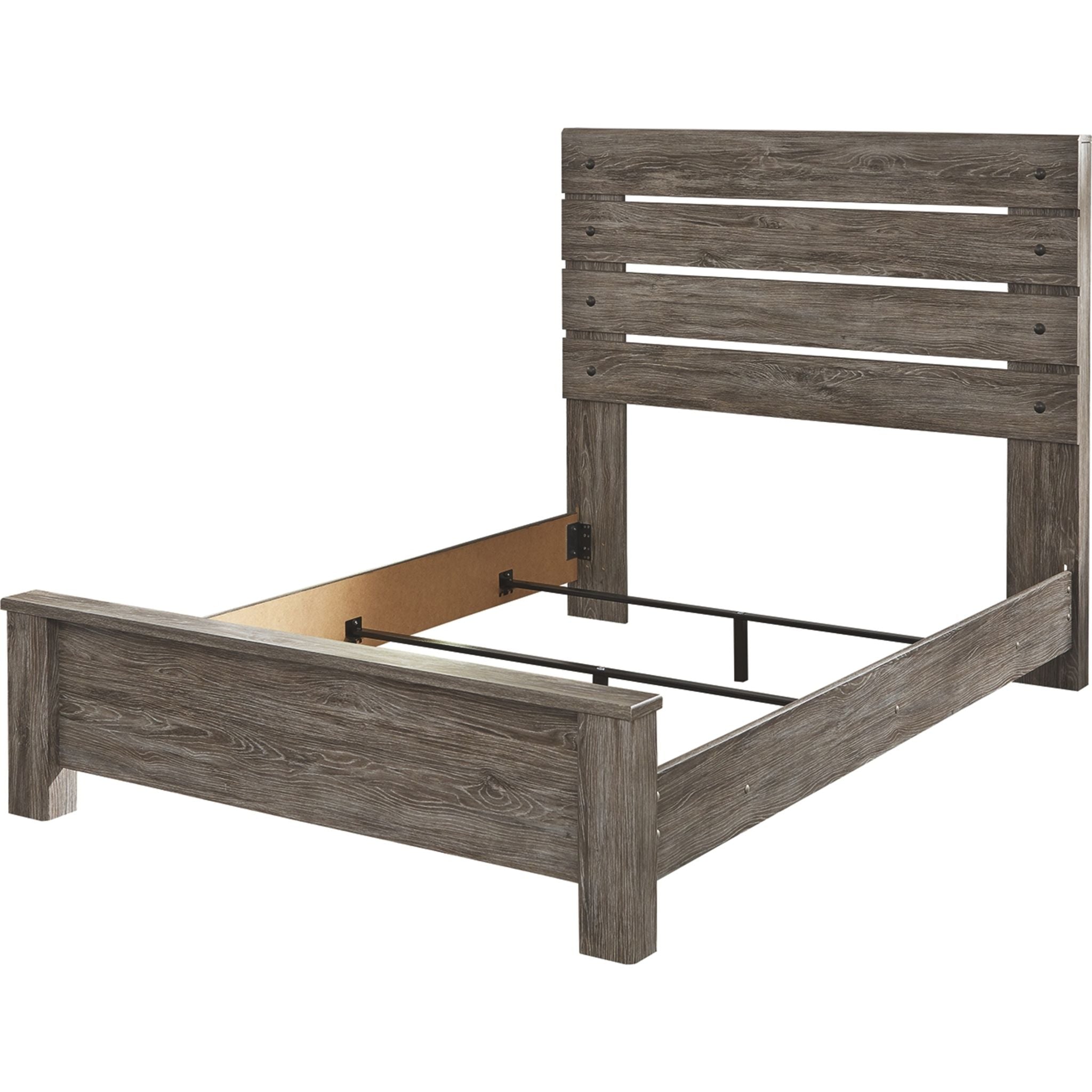 Ashley Cazenfeld 3-Piece Queen Bedroom Set - Modern Platform Bed Frame with Nightstands | Perfect for Master Bedroom, Guest Room & Apartment Decor