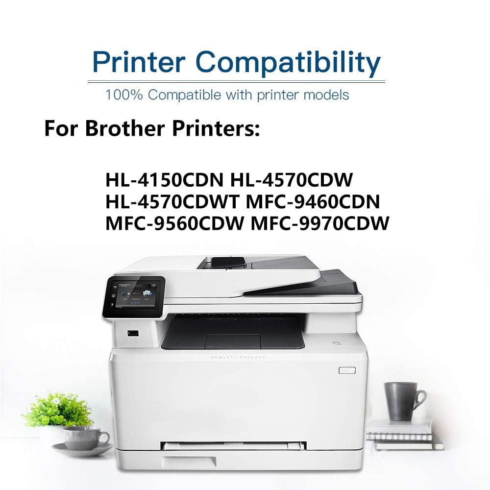 6-Pack High Capacity Replacement Toner Cartridge for Brother HL-4150CDN HL-4570CDW HL-4570CDWT - Compatible with TN315 TN-315 Series (2C+2Y+2M) | Ideal for Office & Home Printing, Business Documents & Color Projects