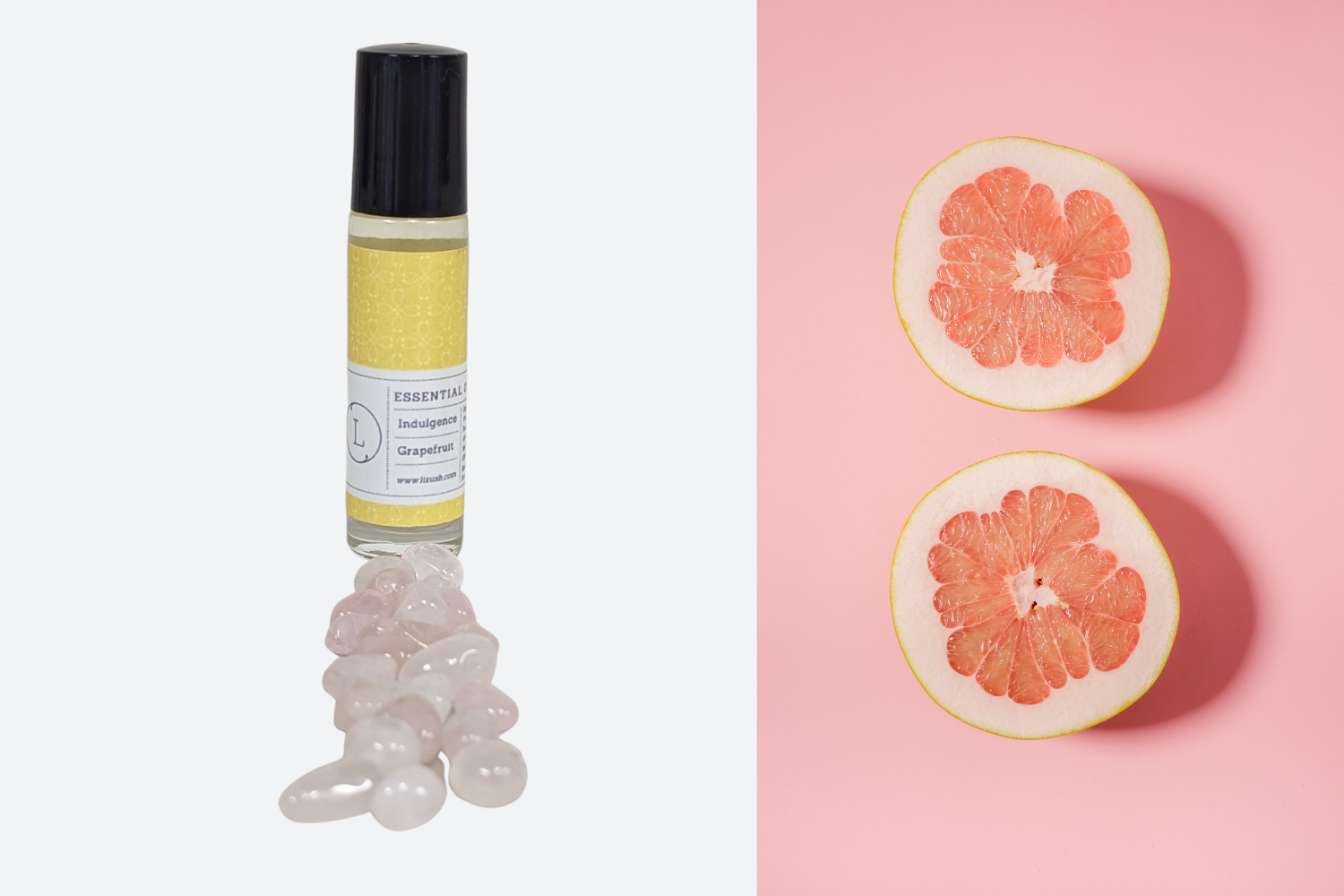 CBD Essential Oils Roll On Set with Healing Crystals - THC Free Aromatherapy for Stress Relief & Sleep Aid - Perfect for Meditation, Yoga & Home Relaxation