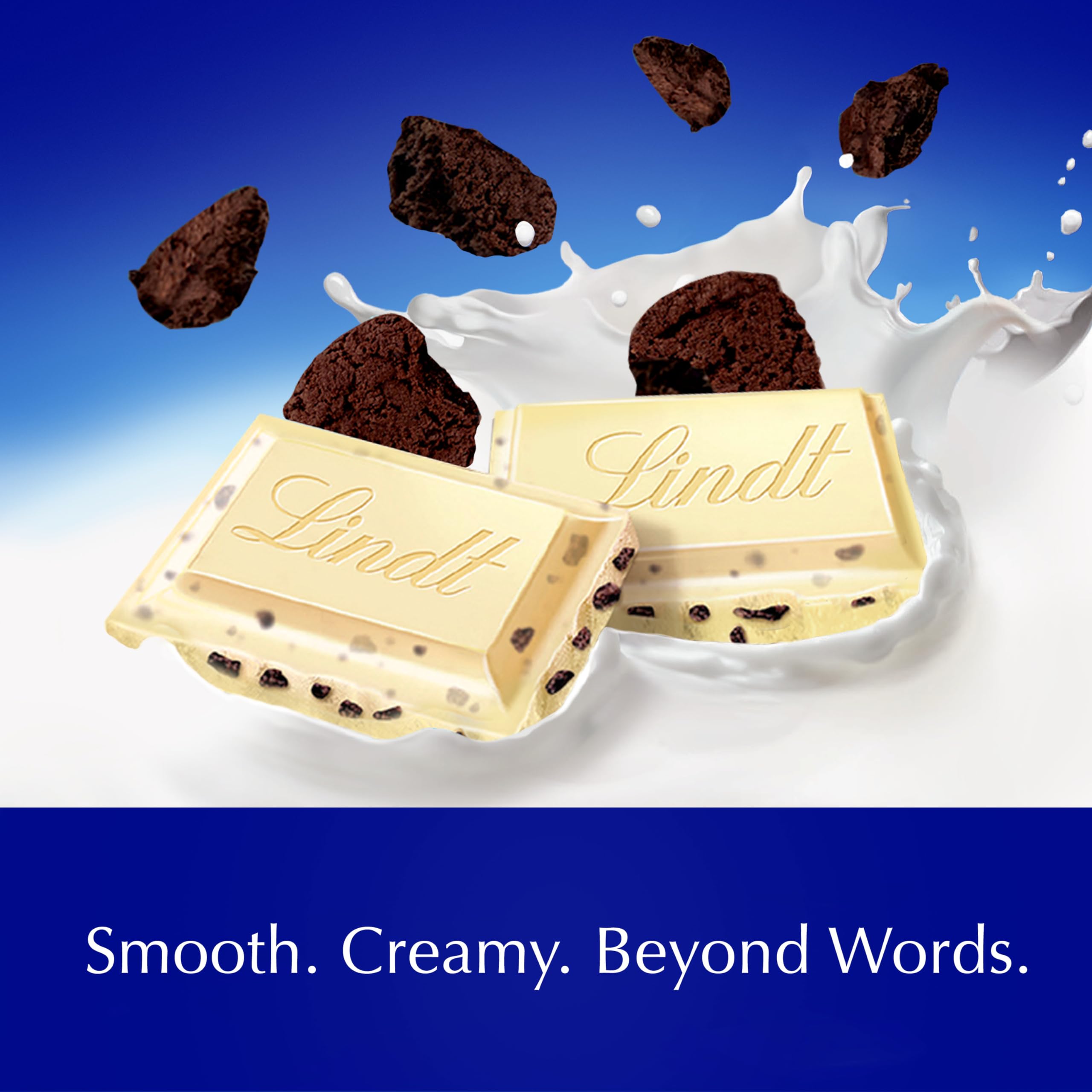 Lindt CLASSIC RECIPE Cookies and Creme White Chocolate Candy Bar - 4.2 oz | Delicious White Chocolate with Chocolate Cookie Pieces | Perfect for Gifts, Snacking & Dessert Toppings